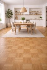 Ozola parkets interjerā