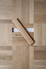 Ozola parketa dēļa izmēri