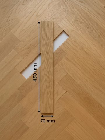Ozola parketa dēļa izmēri