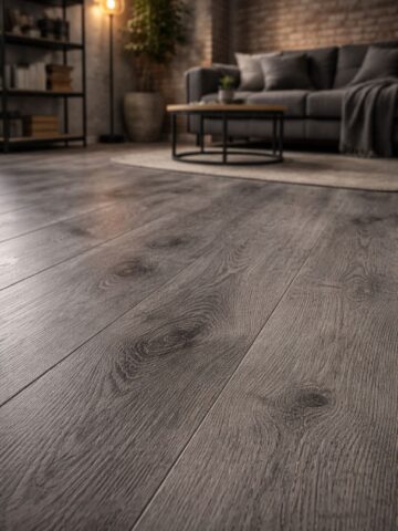 Oak Ohrid lamināta grīda istabā