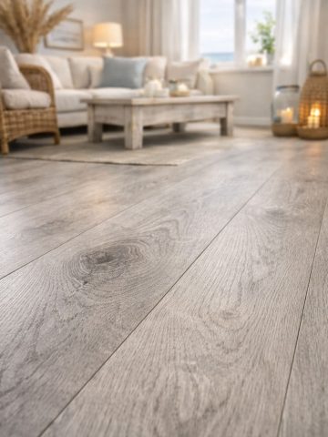 Oak Patral lamināta grīda istabā