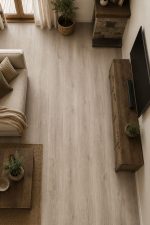 Lamināts Evoke Classic Oak viesistabas interiors