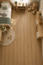 Lamināts Evoke Trend Oak AQUApro bērnu istabas interjerā
